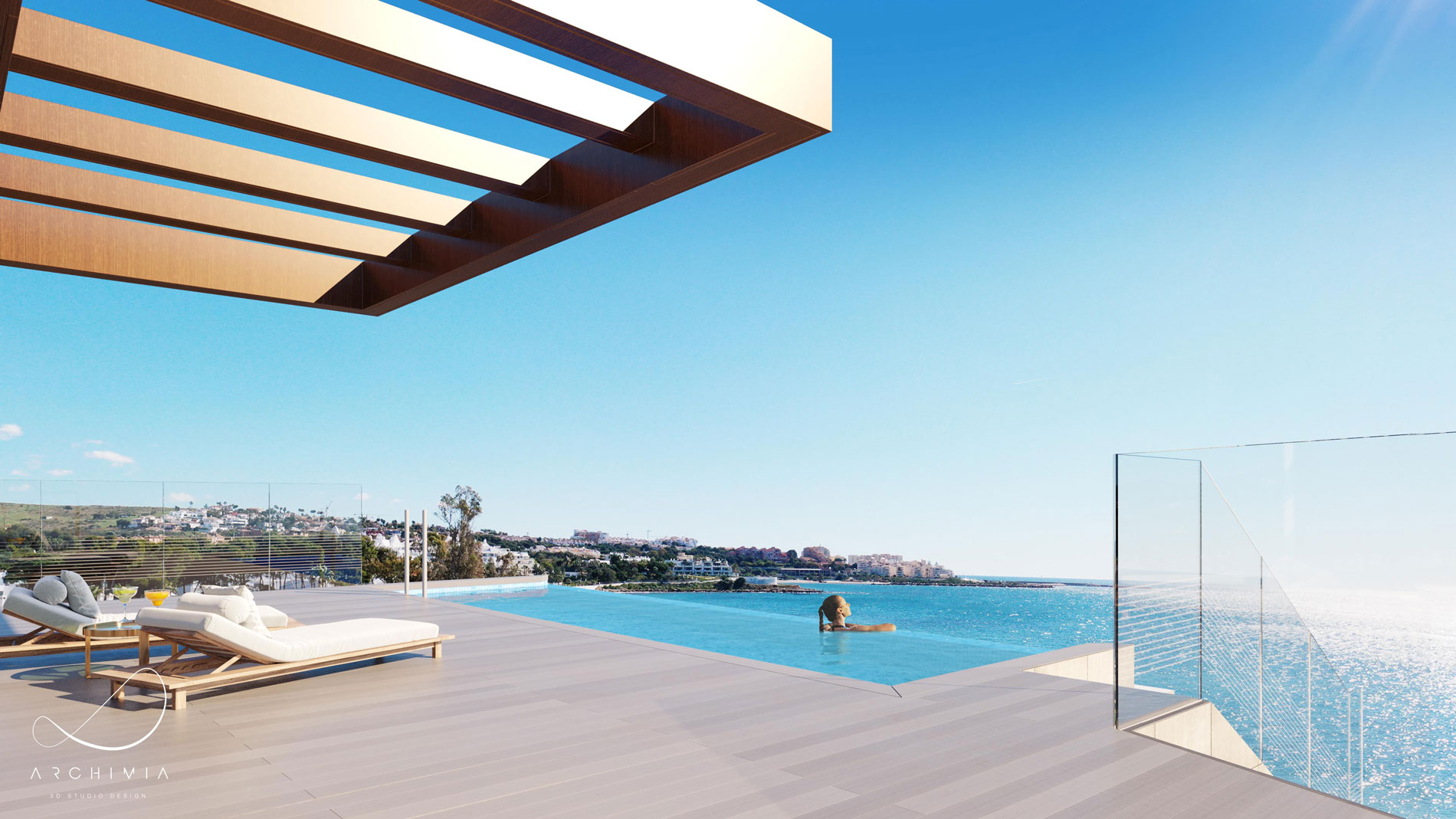 Duplex with private pool in Estepona