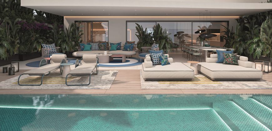 Piso dúplex de 4 habitaciones y piscina privada en Marbella