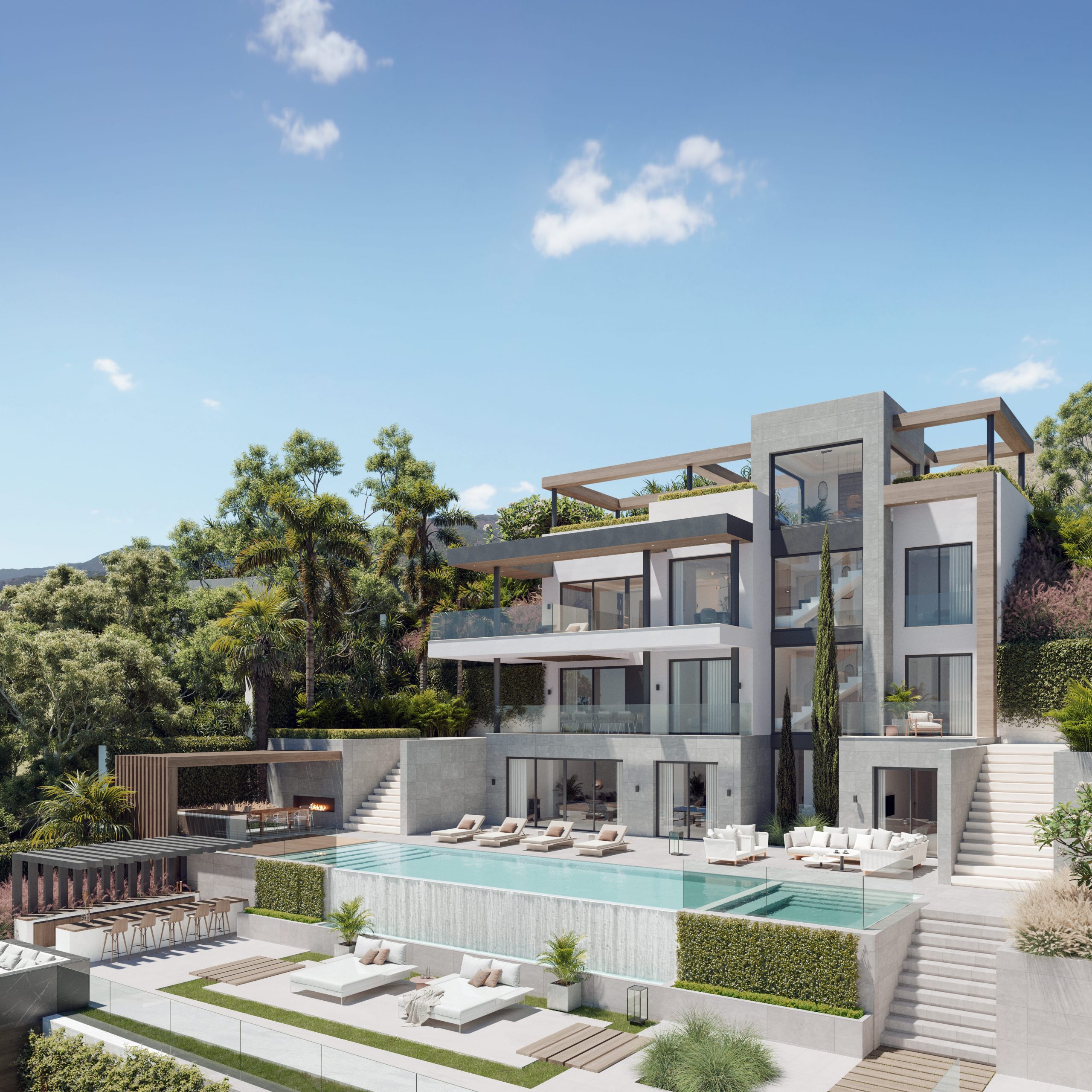Luxueuse villa de 4 chambres en bordure de golf à Mijas